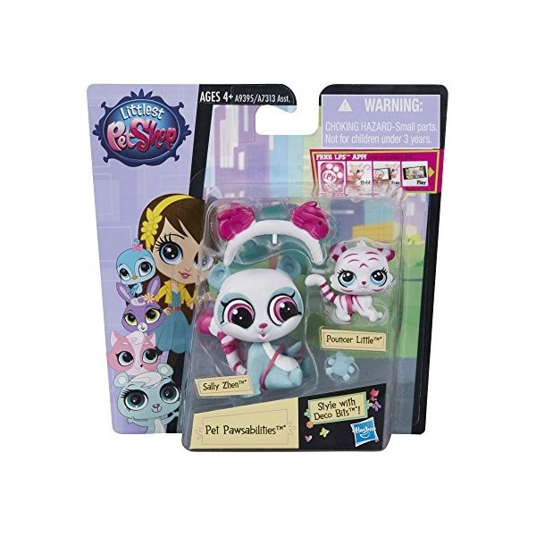 Littlest Pet Shop Pet Pawsabilities Sally Zhen & Pouncer Little by Littlest Pet Shop