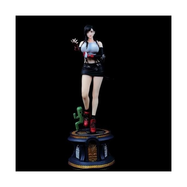 Tifa Lockhart - Figurine Final Fantasy VII - Poupée dornement de bureau - Périphérique - Hauteur : 30 cm - En PVC - Position