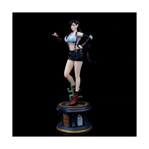 Tifa Lockhart - Figurine Final Fantasy VII - Poupée dornement de bureau - Périphérique - Hauteur : 30 cm - En PVC - Position