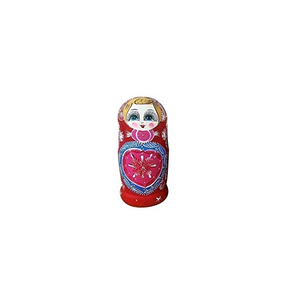 BPILOT Poupées Russes Poupées gigognes Russes Creative 15 pièces de Matryoshka Dollsfashion Anniversaire Noël Souvenir Cadeau