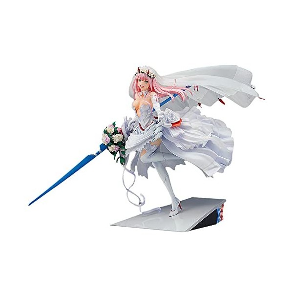 PIELUS Figurine Ecchi Darling in The FRANXX Zero Two for My Darling 1/7 Figurine complète Figure danime Fille Statue Jouet D