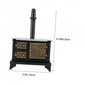 ifundom 3 Pièces Poêle De Maison De Poupée Petit Modèle De Cuisinière De Table De Cuisson Accessoires De Cuisine De Maison De