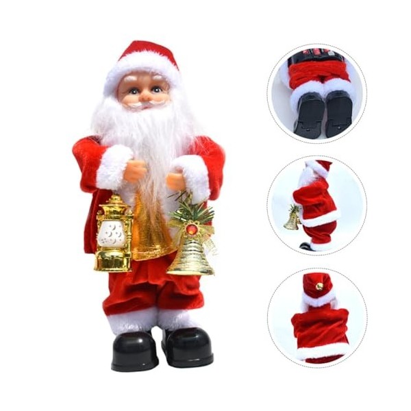 Toyvian 3 Pièces Décorations Musicales du Père Noël Cadeaux pour Enfants Jouets pour Enfants Jouet pour Enfants Jouet pour En