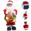 Toyvian 3 Pièces Décorations Musicales du Père Noël Cadeaux pour Enfants Jouets pour Enfants Jouet pour Enfants Jouet pour En