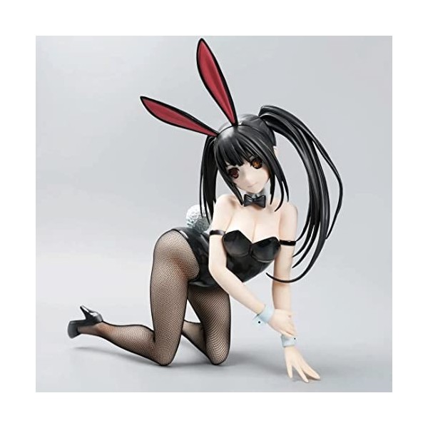 OneOneSay Figurine danime 1/7 Kurumi Tokisaki Bunny Ver./Date A Live Figurine Modèle de Personnage danime/Sculpture PVC Fil