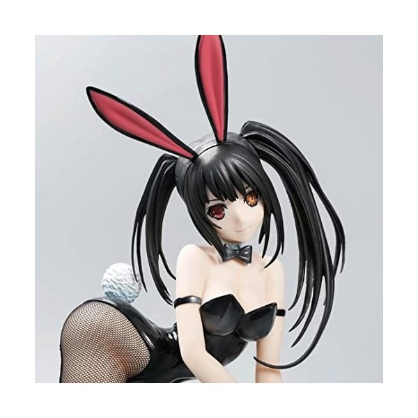 OneOneSay Figurine danime 1/7 Kurumi Tokisaki Bunny Ver./Date A Live Figurine Modèle de Personnage danime/Sculpture PVC Fil