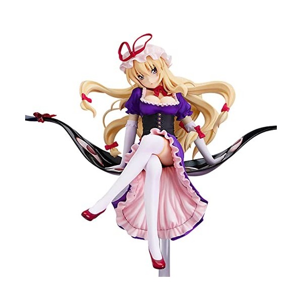 EASSL Yakumo Yukari Anime Personnage Modèle Figure丨Cheveux Longs Statique Fille Assise Poupée Décoration De Bureau Cadeaux De