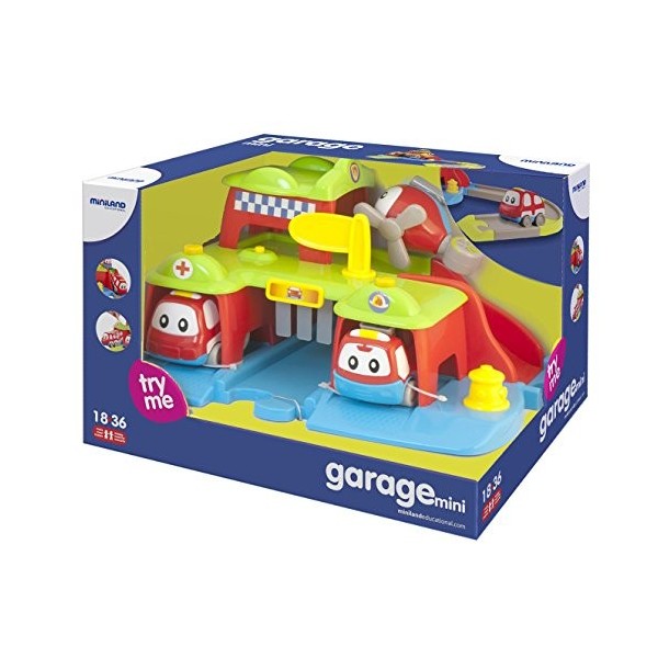 Miniland 97268 – Mon Premier Garage, rôle Jouets