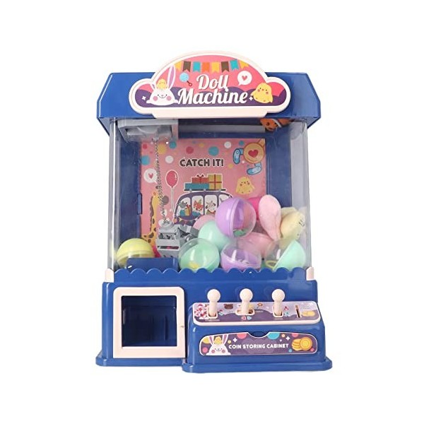 Machine à Pinces pour Enfants, Mini Machine à Pinces pour Poupées avec Musique Lumineuse, Distributeur de PoupéEs Arcade pour