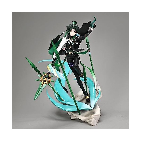 REOZIGN Figure dimpact de Genshin, Figures GK Xiao Éclairage Xiao 22-30cm de Personnage de Jeu Figurine PVC Modèle Statue Co