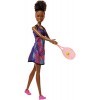 Barbie Métiers poupée joueuse de tennis avec robe sportswear, raquette et balle de tennis, jouet pour enfant, FJB11