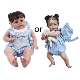 Poupée Réaliste Populaire Fille 60 Cm Reborns Avec Bras Jambes Mobiles Colorés Corps Doux Poupée Faite À Main Haute Qualité P