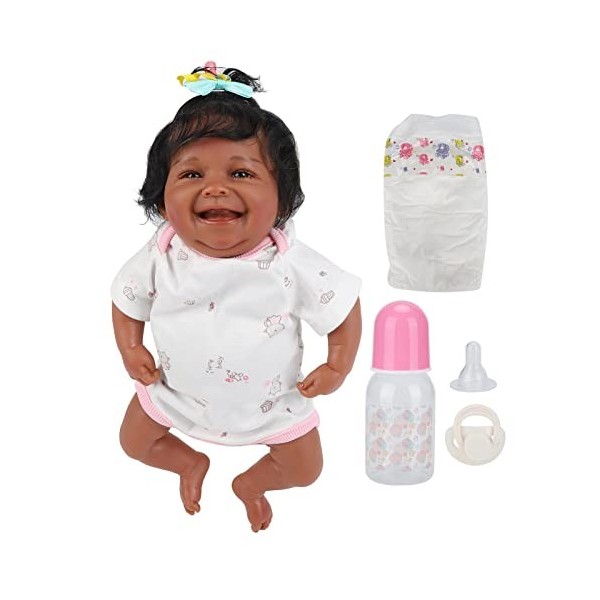Lit De Poupée Bébé Avec 18 Accessoires Et Vêtements - Maison De Poupée En Bois, Jeu D'imitation Pour Filles