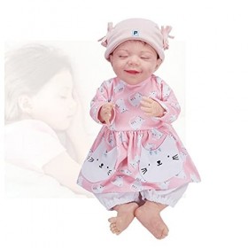 Reborn, poupée Reborn de 18 Pouces en Silicone-des bébés Reborn Qui semblent réels, pour laccompagnement