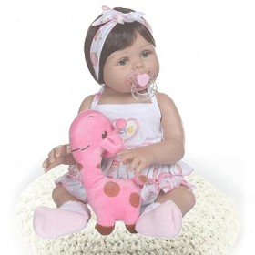 Poupées, 18 Pouces 46 cm, Corps Doux, réaliste, Nouveau-né, poupées endormies, poupée Douce pour Nouveau-né, Jouets pour Tout