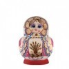 UTOQIA Poupée Russe Poupée Gigogne 15 Pcs Poupées Matryoshka en Bois Jouets Filles Russes Poupées Gigognes À La Main Jouet Ar