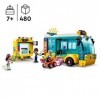 LEGO 41759 Friends Le Bus de Heartlake City, Jouet de Mini-Poupée avec Véhicule, Set dAmitié avec Paisley, Cadeau Enfants, F