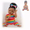 Poupées Reborn bébé Fille, poupées en Silicone Reborn Douces de 22 Pouces, poupées Qui semblent réelles, Meilleur Cadeau pour