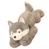 Toyvian 5 Pièces Oreiller De Poupée Couché Husky Peluche Chiens Husky Peluche Chiot en Peluche Jouet De Chien en Peluche Poup