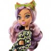 Monster High Scare-adise Island Clawdeen Wolf Poupée avec maillot de bain, jogging et accessoires de plage comme visière, bou