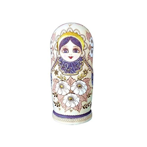 Poupées Gigognes 15 Pièces Poupées Russes en Bois Peintes À La Main Artisanat Traditionnel Matryoshka Poupées Jouets Cadeau R