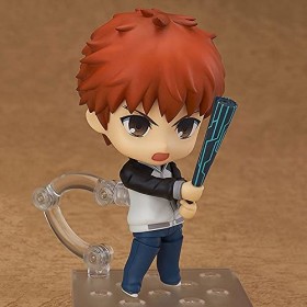 Poupée modèle Emiya Shirou version Q, en position debout, le protagoniste masculin du jeu daventure "Fate/stay night", aux c