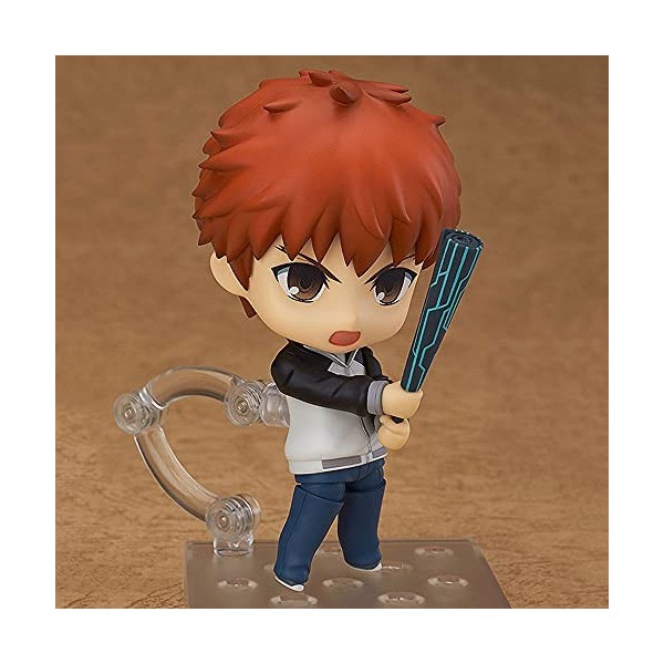 Poupée modèle Emiya Shirou version Q, en position debout, le protagoniste masculin du jeu daventure "Fate/stay night", aux c