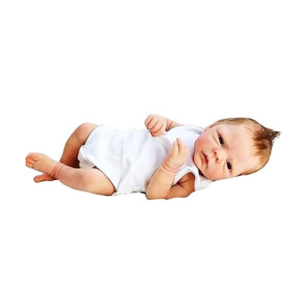 19 Pouces 46Cm Full Body Silicone Real Life Like Reborn Doll Réaliste Nouveau-né Bébé Poupée Étanche Magnétique Tétine Cadeau