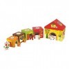 Janod - J02801 - Multikub 5 cubes - Ferme