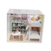 TOYANDONA 4 Ensembles Modèle De Cabine Miniature Kit De Maison De Bricolage Kits De Maison De Poupée Débutant Kit De Maison D