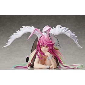 KAMFX Chiffre danime Figurine Ecchi Jibril Bunny Ver. Figurine complète 1/4 jolie fille Les vêtements sont amovibles Modèle 