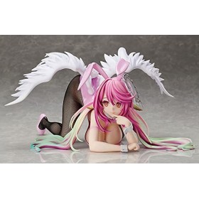 KAMFX Chiffre danime Figurine Ecchi Jibril Bunny Ver. Figurine complète 1/4 jolie fille Les vêtements sont amovibles Modèle 