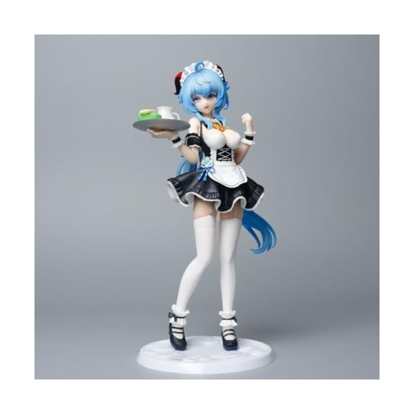 REOZIGN Genshin Impact Figures, Ganyu Action Figure Statue 30 cm/11,8 Pouces Maid Ganyu Anime Jeu Personnage Collection Figur