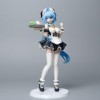 REOZIGN Genshin Impact Figures, Ganyu Action Figure Statue 30 cm/11,8 Pouces Maid Ganyu Anime Jeu Personnage Collection Figur