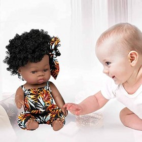 HLILY Reborn Baby Dolls, Poupée De Simulation en Vinyle Souple en Silicone, Poupée Réaliste pour Nouveau-né, Jouet pour Enfan