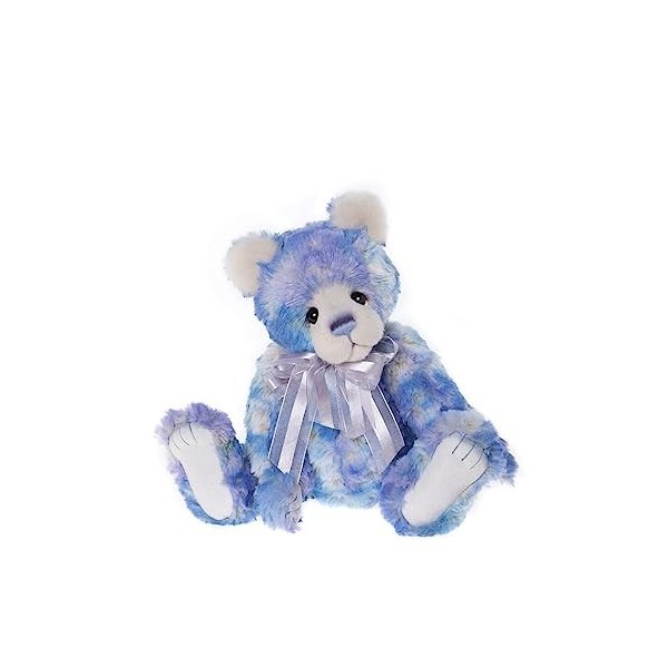 Charlie Bears 2023 – Serpentins | Ours en peluche coloré – Entièrement articulé fait à la main – Peluche de collection – 33 c