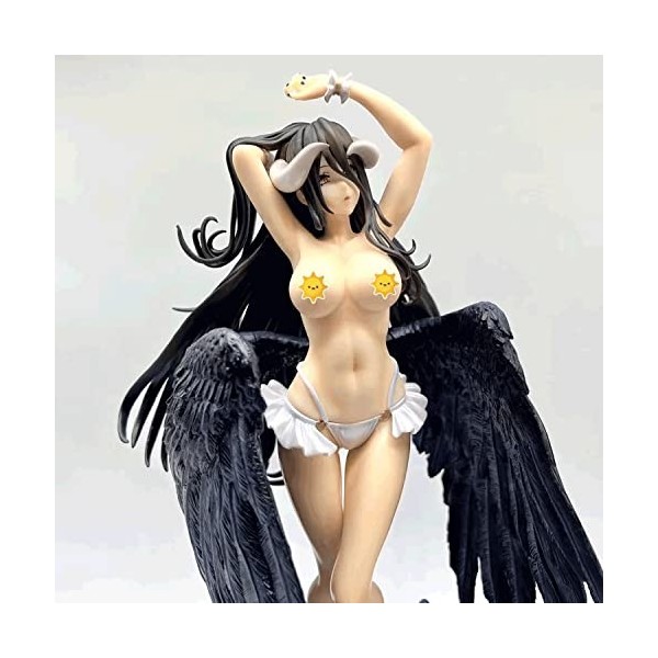 RIZWELLA Ecchi-Figure 1/6 VER. Overlord -Albedo- Maillot de Bain Vêtements Amovible Anime Personnage Modèle Dessin Animé Plum