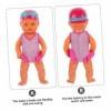 SAFIGLE 3 Pièces Poupée De Natation Électrique Jouets pour Enfants Poupée De Bain Jouet De Poupée De Baignoire Poupée De Pisc