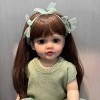 HLILY PoupéE Reborn, Silicone Souple Real Life Toddler Baby Dolls Simulation Baby Doll Poupées pour Bébés Et Tout-Petits Rebo