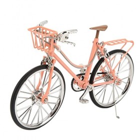 HEEPDD Modèle de Vélo, 1/10 Échelle Mini Vélo Ornement Détachable Conception Vélo Montagne Décoration pour Étagère Bureau Déc