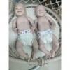 22" 55cm DIY Reborn Baby Doll Kit, Kit Reborn Non Peint DIY Baby Doll Full Body Soft Silicone Elf Baby Doll DIY Kit for Child