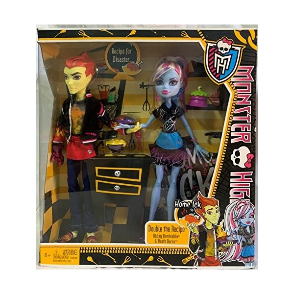 Monster High- Thomas CRAME ET Abbey BOMINABLE MONSTERHIGH Poupées et Figurines, BBC82, Multicolore