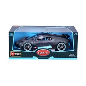 Bburago-1/18 Bugatti DIVO Voiture, 11045, Noir, 1:18