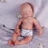 Farious 38cm realistische Vollsilikon-Babypuppe, lebensechte wiedergeborene Babypuppen, Spielzeug und Sammlerstück. Mädchen m