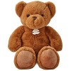 Histoire dOurs - Peluche Géante Ours - Le Nounours - Ocre - 75 cm - Très Grande Peluche Super Douce à Caliner pour les Enfan