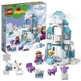 LEGO 10899 Duplo Disney Le Château De La Reine des Neiges, Jouet De Construction avec Mini Poupées Anna Et Elsa, pour Enfants