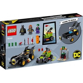 LEGO 76180 Super Heroes Batman Contre Le Joker : Course-Poursuite en Batmobile & Hot Rod, Jouet de Voiture, Super-héros, pour