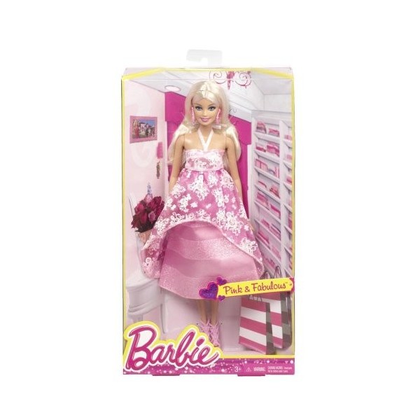 Mattel Barbie bfw17 – Rose and Fabulous Barbie Style Tea Length, poupée