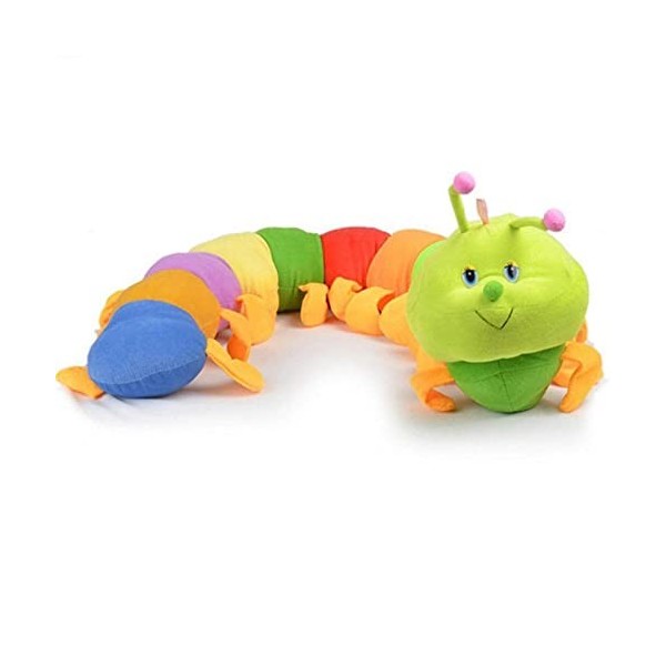 60 Cm Mignon Animal De Bande Dessinée Coloré Inchworm Chenille Doux Confortable Enfants Poupée Coussin Coussin Jouet Enfants 