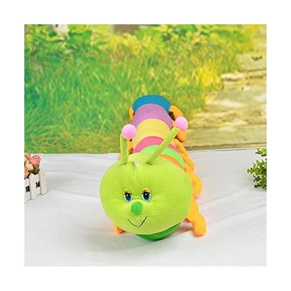 60 Cm Mignon Animal De Bande Dessinée Coloré Inchworm Chenille Doux Confortable Enfants Poupée Coussin Coussin Jouet Enfants 